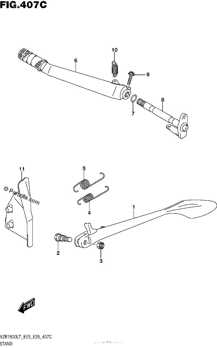 Diagrama de STAND VZR1800BZL7 E28