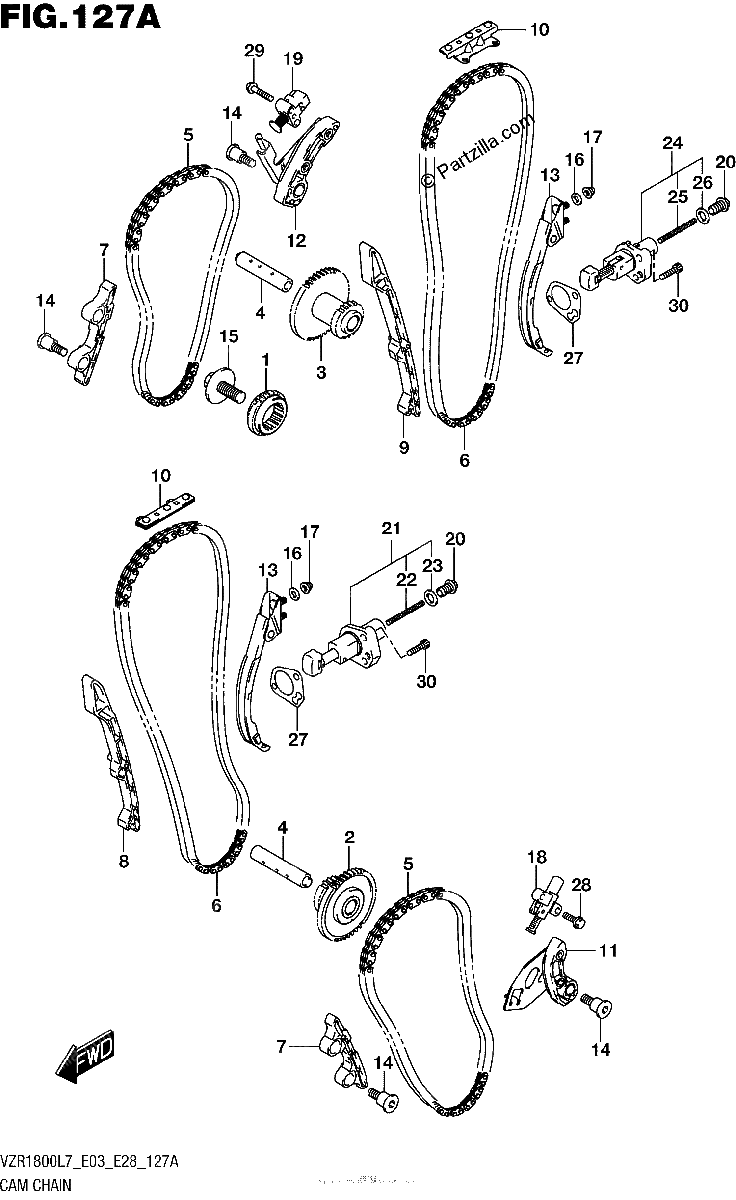 Diagrama de CAM CHAIN