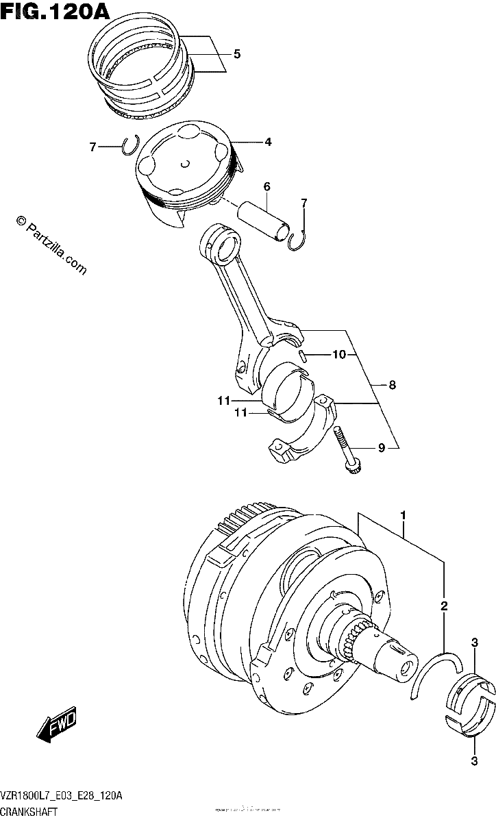 Diagrama de CRANKSHAFT