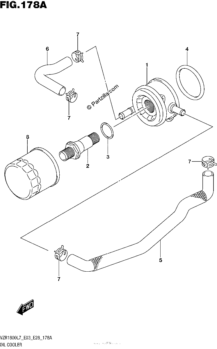 Diagrama de OIL COOLER