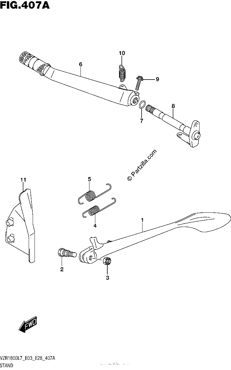Diagrama de STAND VZR1800L7 E28