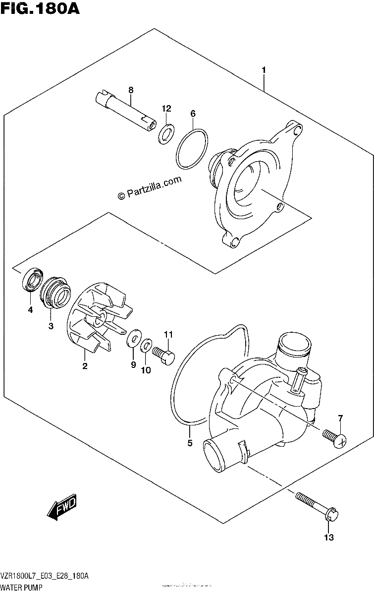 Diagrama de WATER PUMP