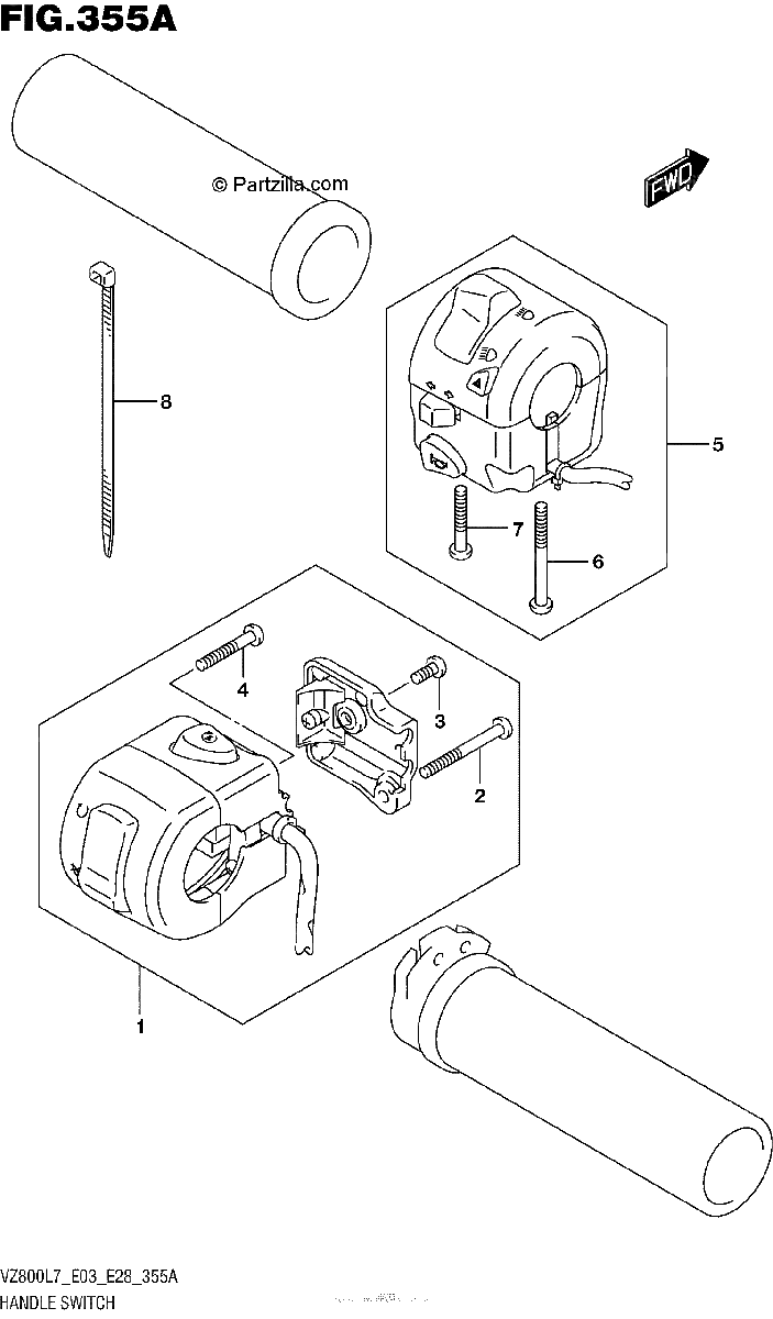 Diagrama de HANDLE SWITCH