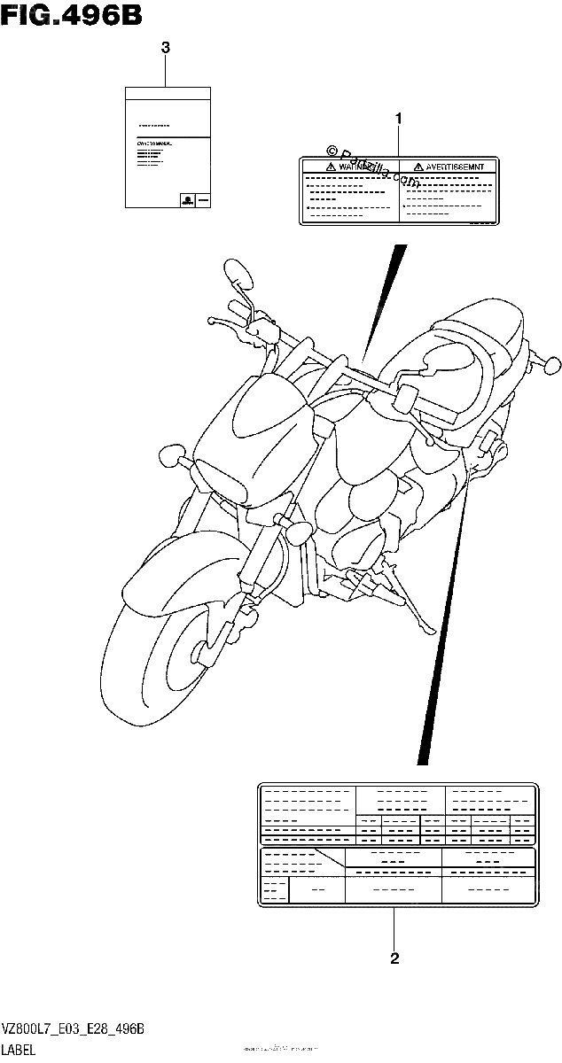 Diagrama de LABEL VZ800L7 E28