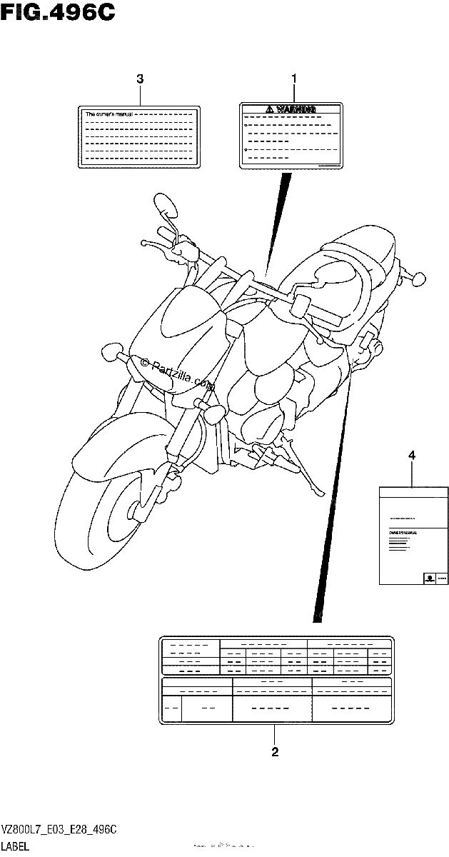 Diagrama de LABEL VZ800L7 E33