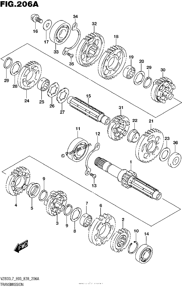 Diagrama de TRANSMISSION