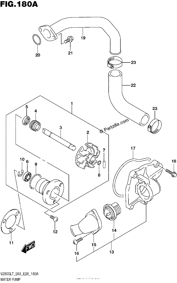 Diagrama de WATER PUMP