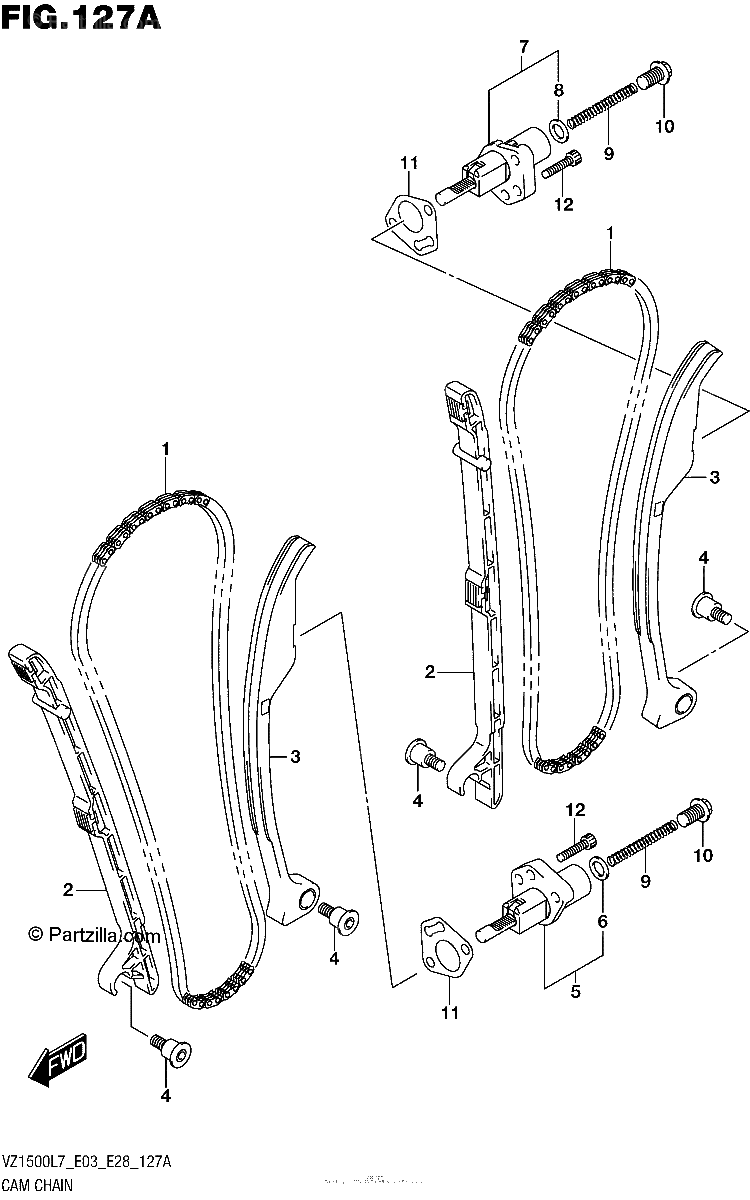 Diagrama de CAM CHAIN