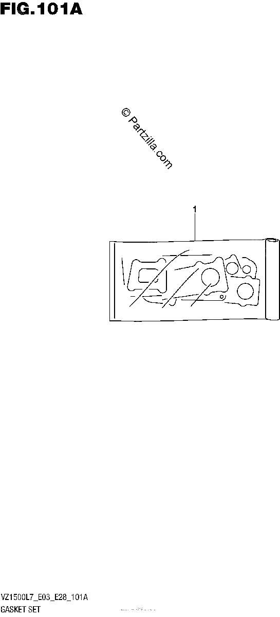 Diagrama de GASKET SET