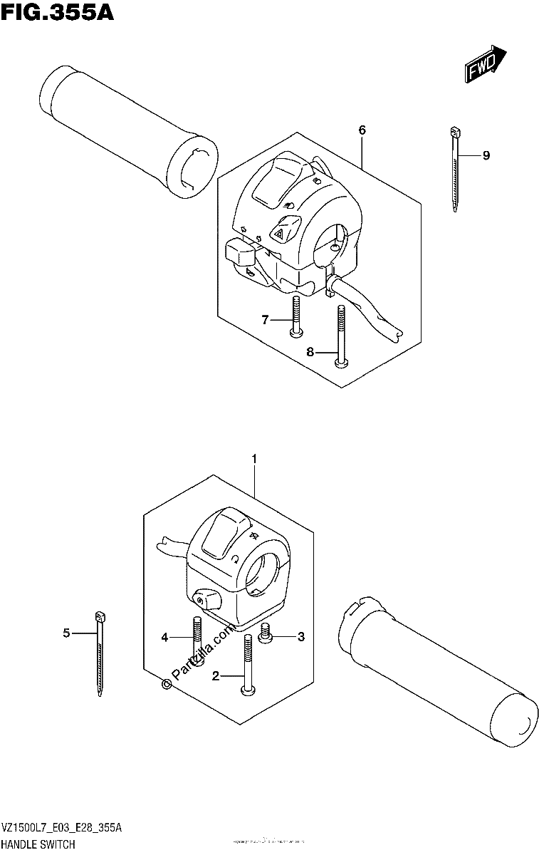 Diagrama de HANDLE SWITCH