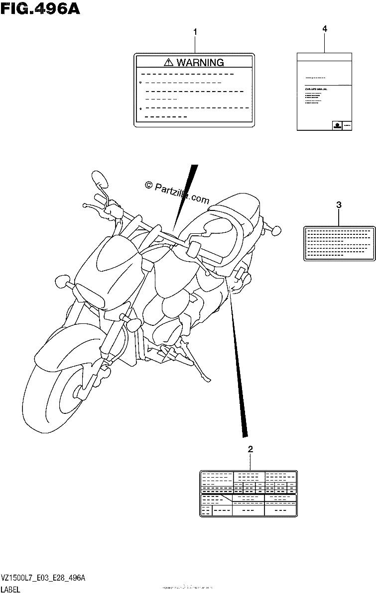 Diagrama de LABEL VZ1500L7 E03