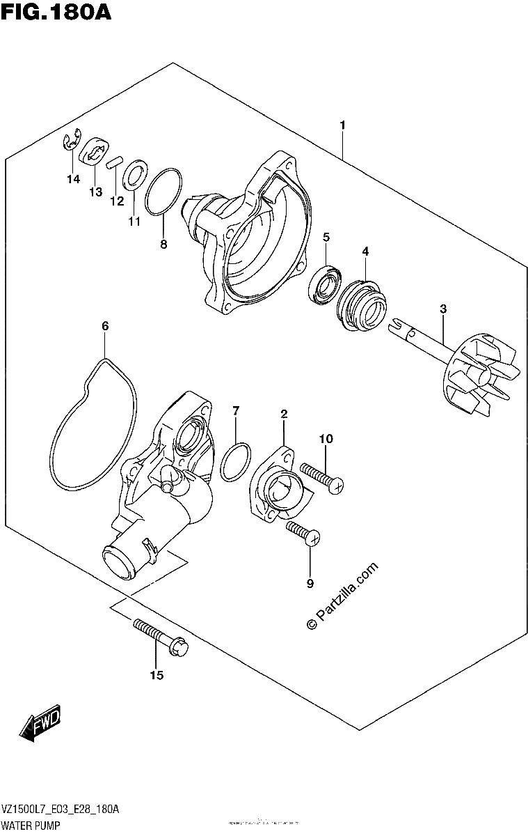 Diagrama de WATER PUMP
