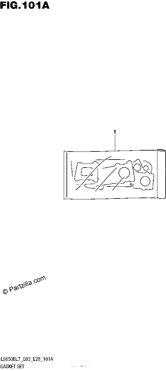 Diagrama de GASKET SET