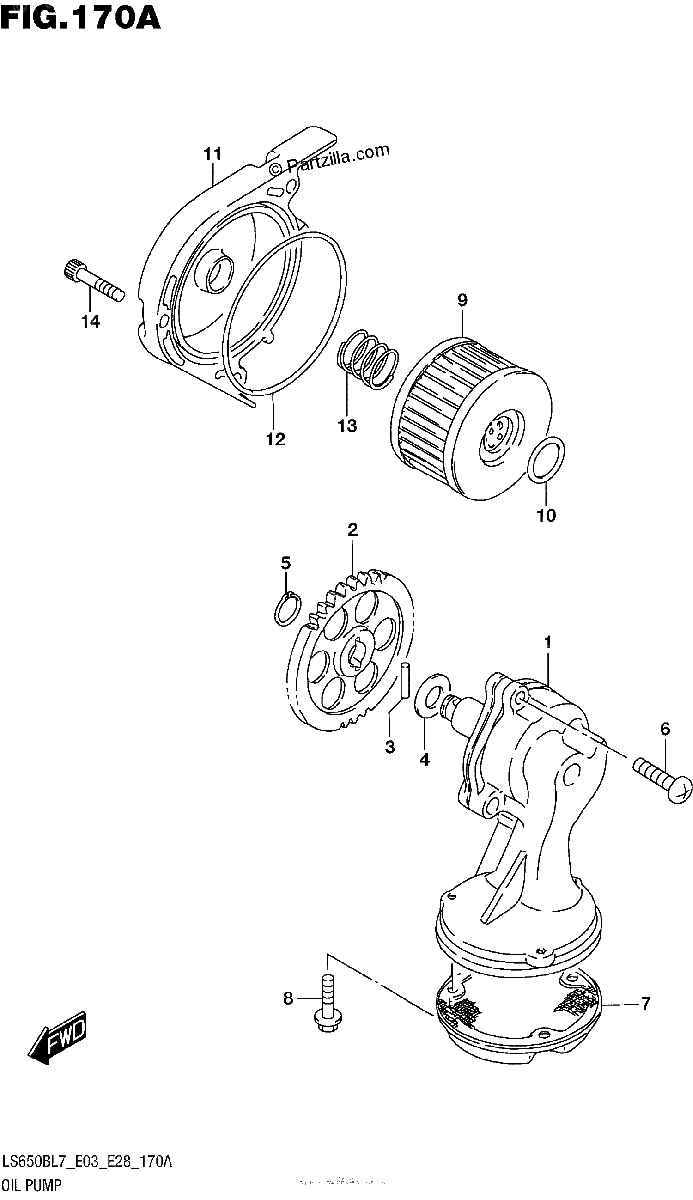 Diagrama de OIL PUMP