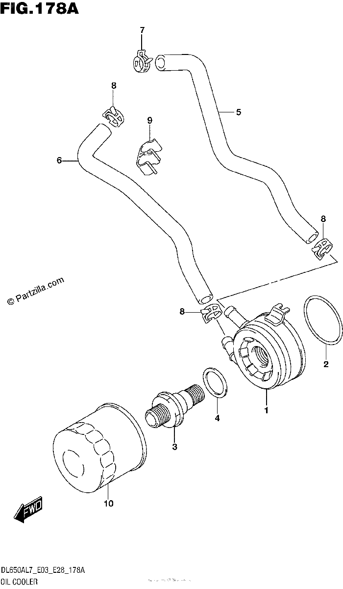 Diagrama de OIL COOLER