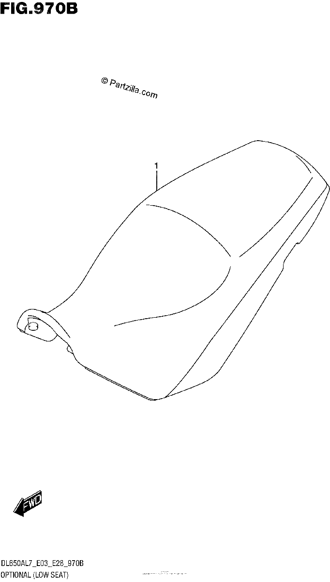Diagrama de OPTIONAL HIGH SEAT