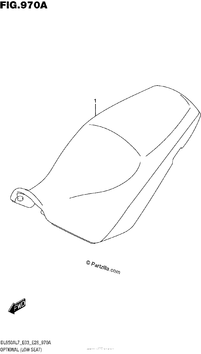 Diagrama de OPTIONAL LOW SEAT