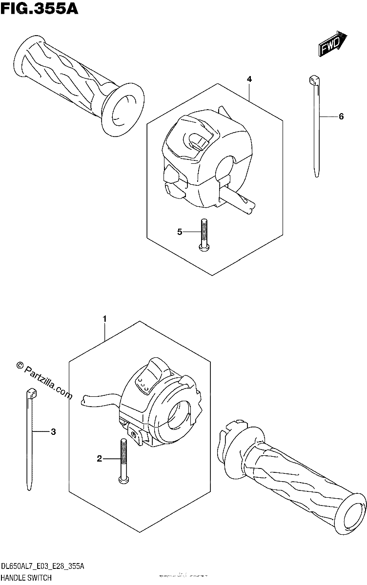 Diagrama de HANDLE SWITCH