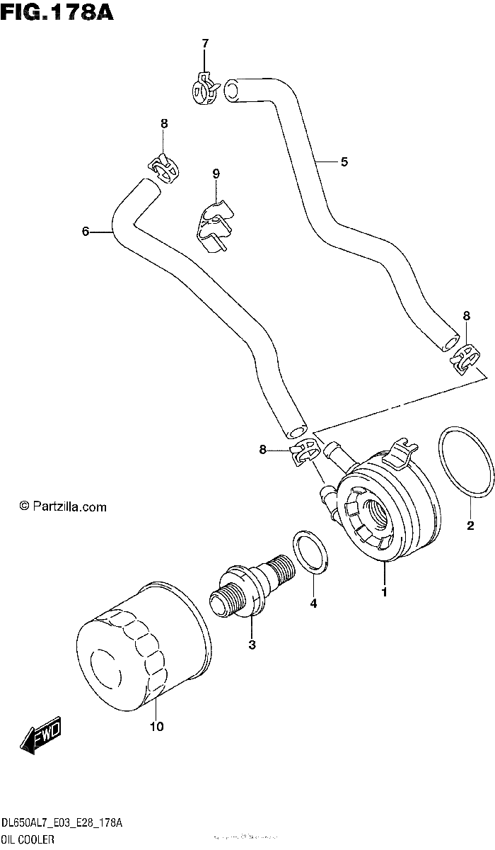 Diagrama de OIL COOLER