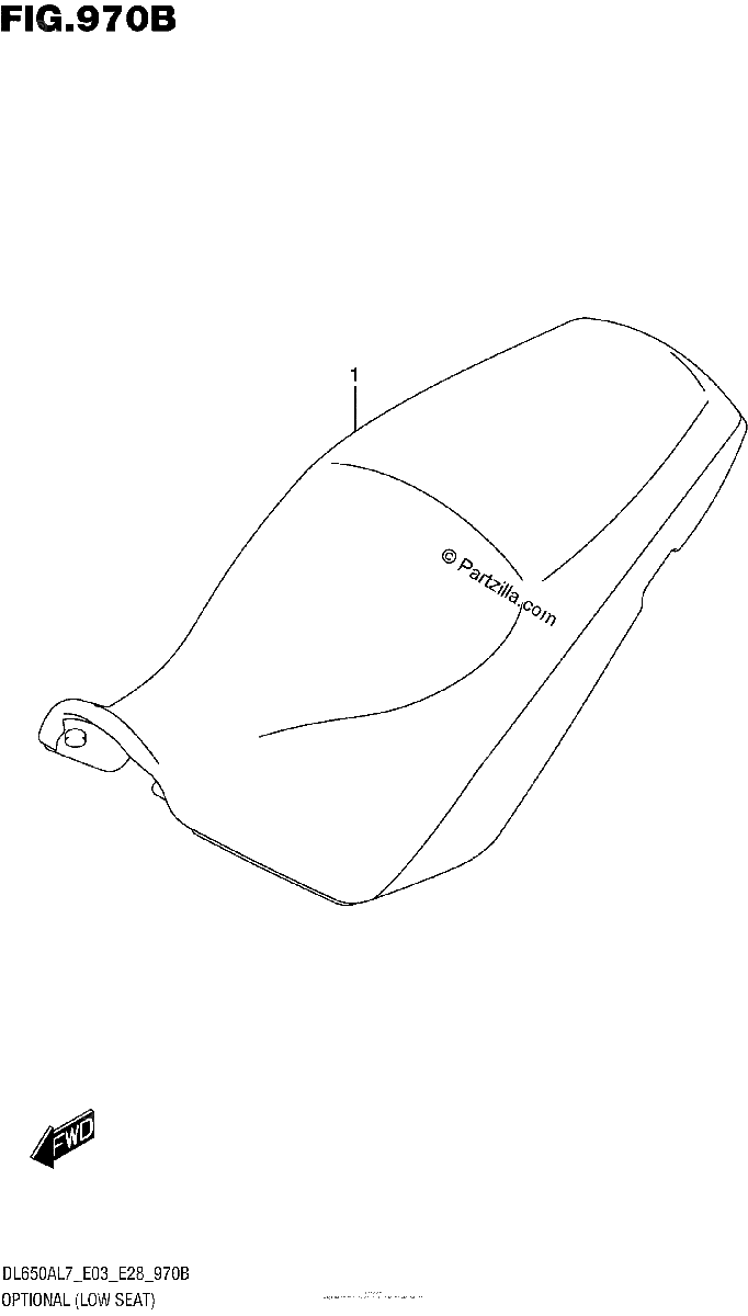 Diagrama de OPTIONAL HIGH SEAT