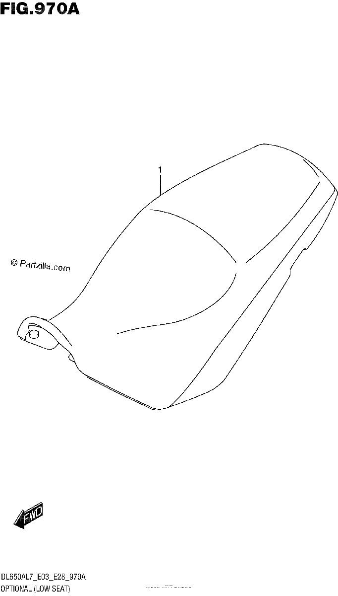 Diagrama de OPTIONAL LOW SEAT