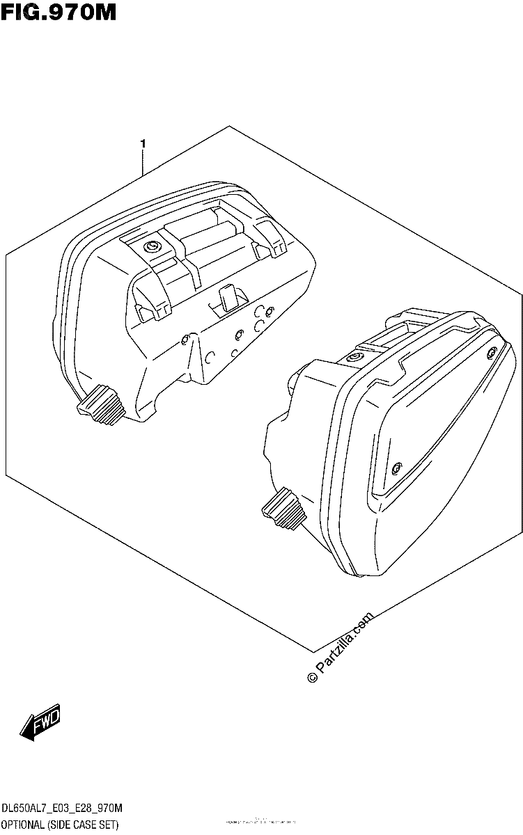 Diagrama de OPTIONAL SIDE CASE SET