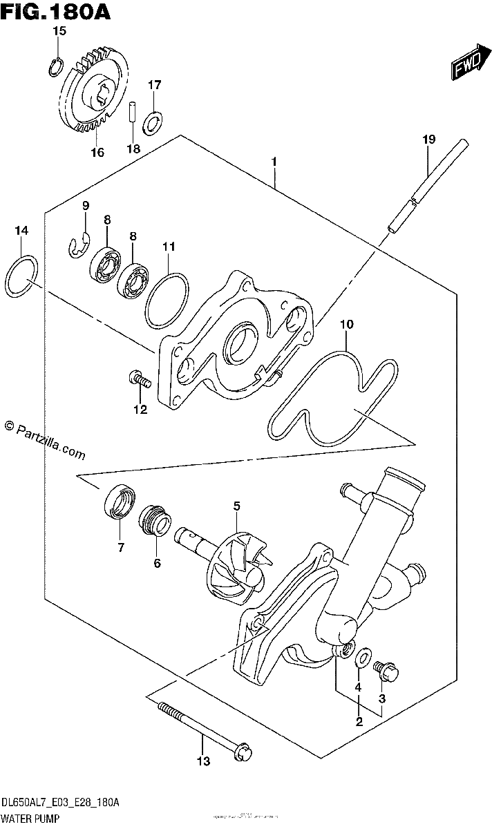 Diagrama de WATER PUMP