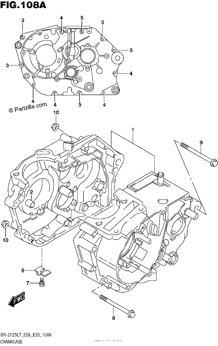 Diagrama de CRANKCASE