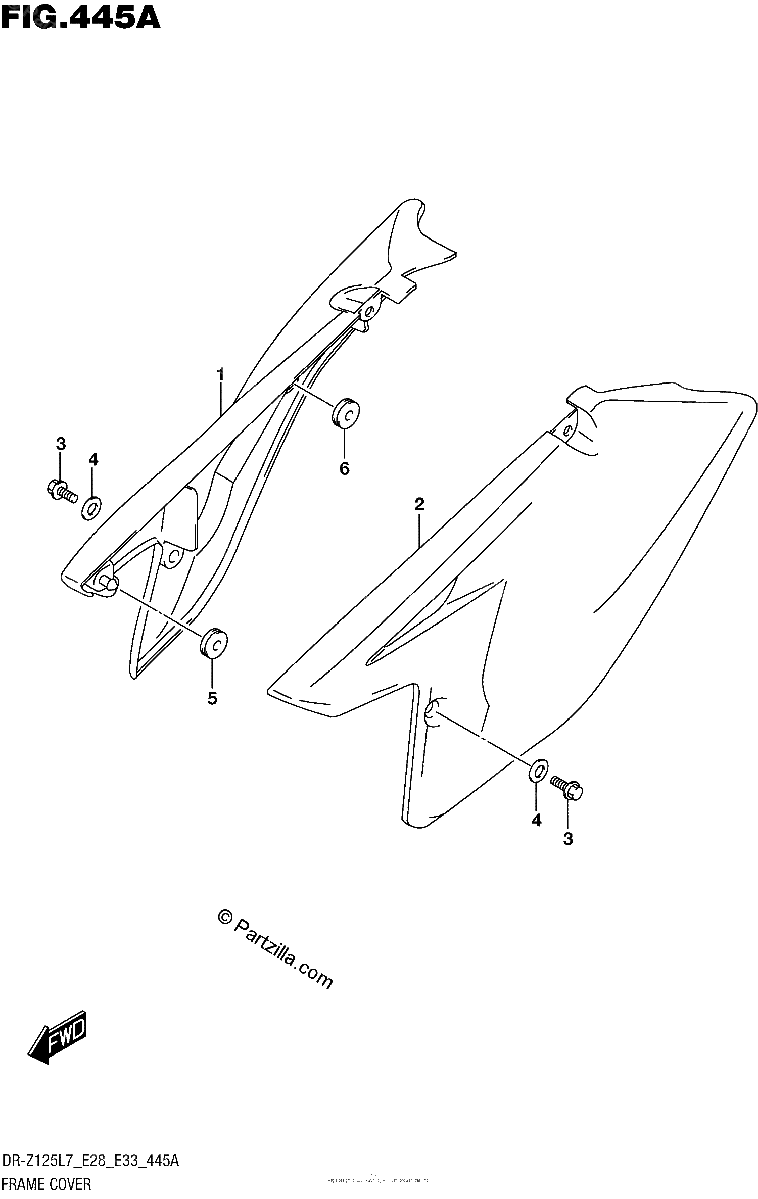 Diagrama de FRAME COVER