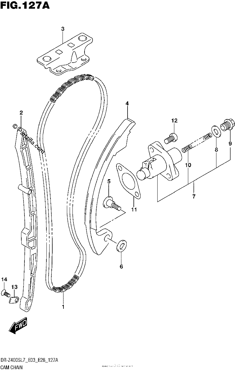 Diagrama de CAM CHAIN