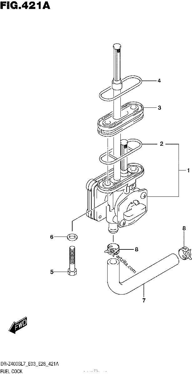 Diagrama de FUEL COCK