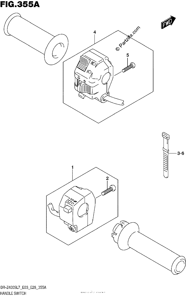 Diagrama de HANDLE SWITCH