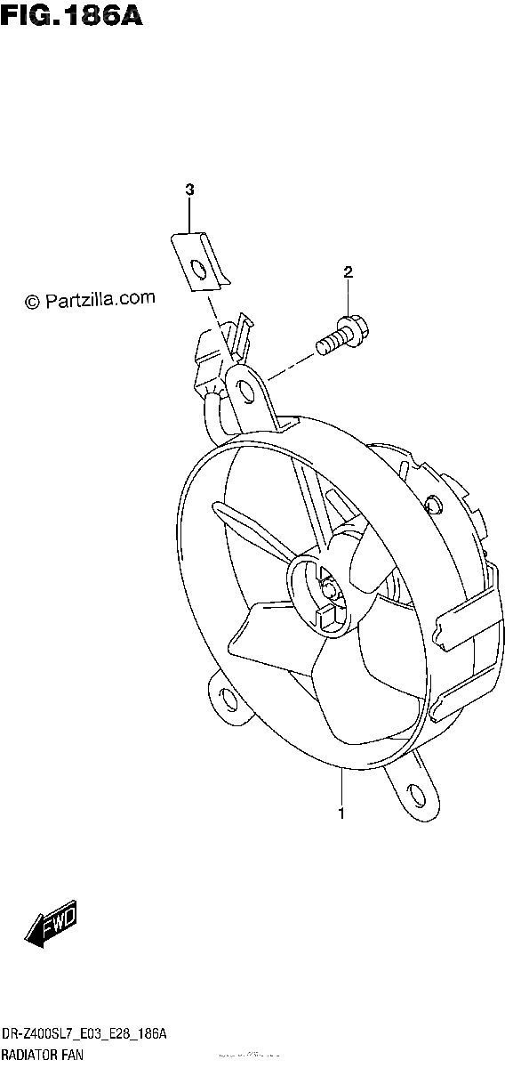 Diagrama de RADIATOR FAN