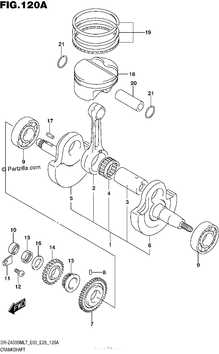 Diagrama de CRANKSHAFT