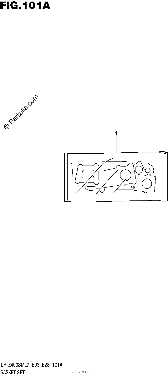 Diagrama de GASKET SET