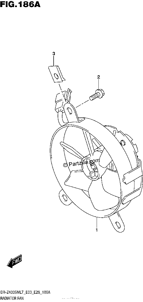 Diagrama de RADIATOR FAN