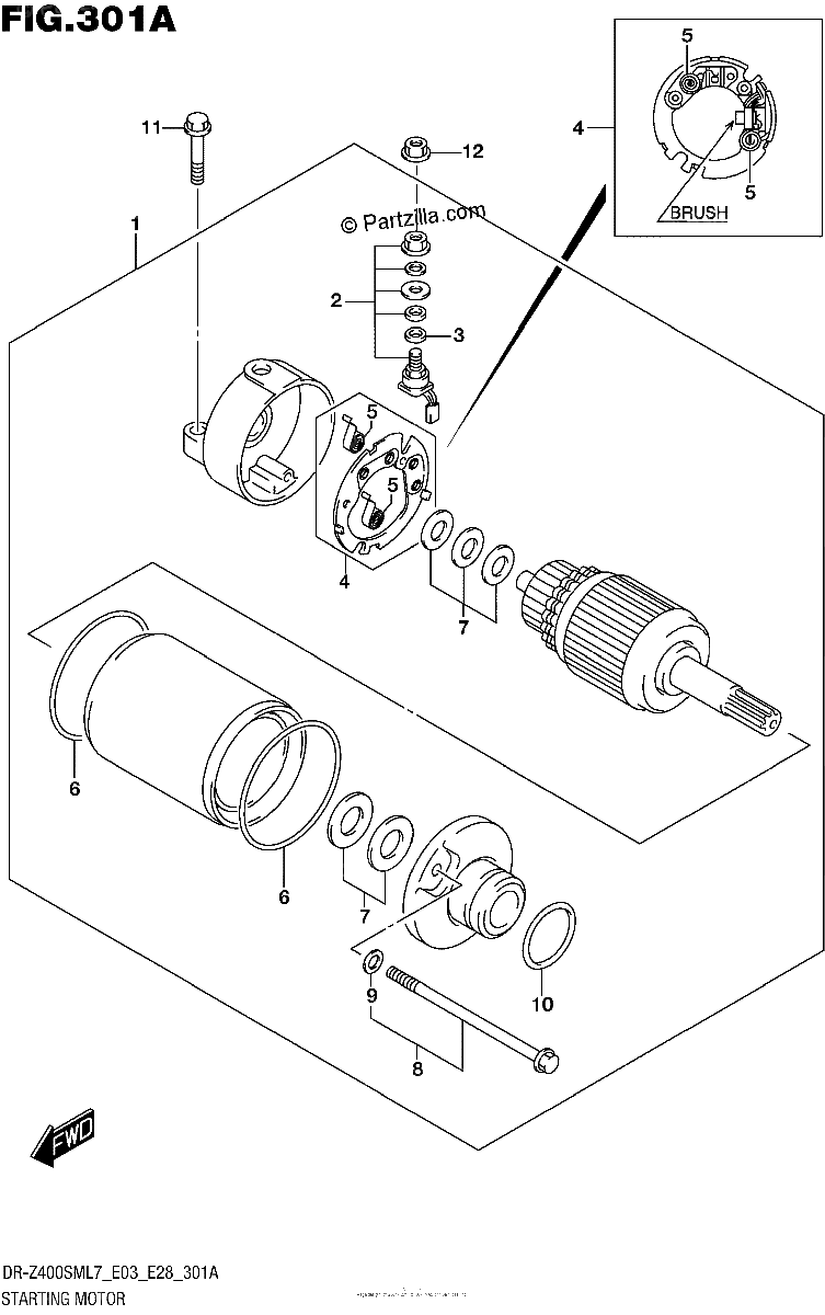 Diagrama de STARTING MOTOR