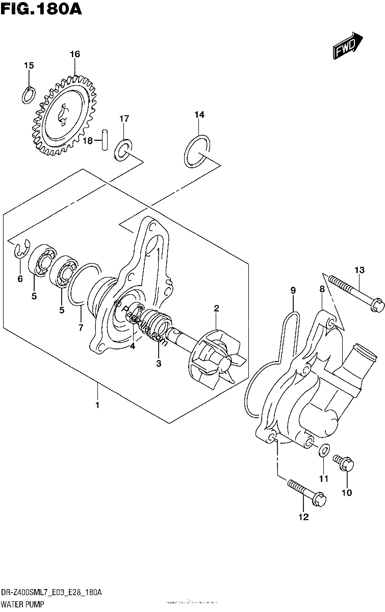 Diagrama de WATER PUMP