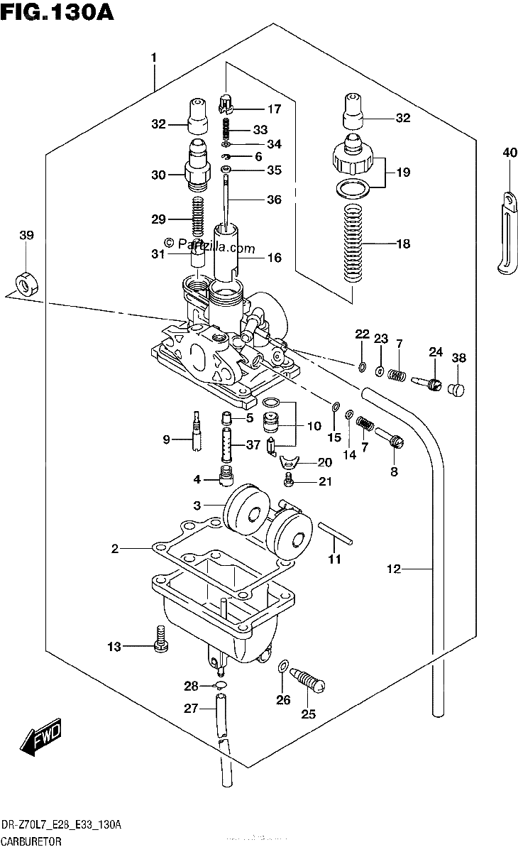 Diagrama de CARBURETOR