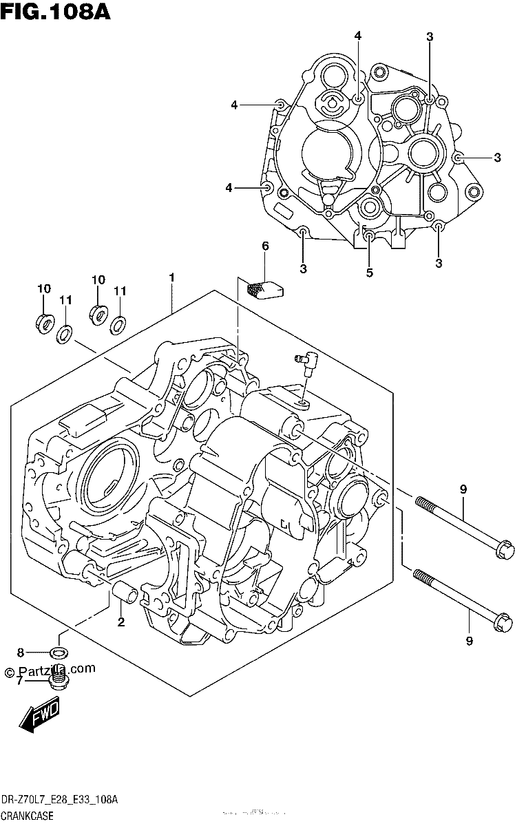 Diagrama de CRANKCASE