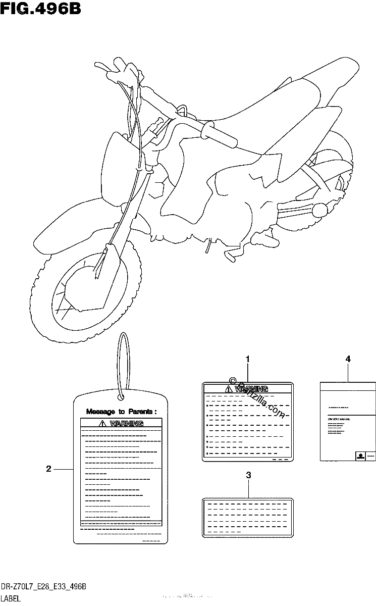 Diagrama de LABEL DR Z70L7 E33