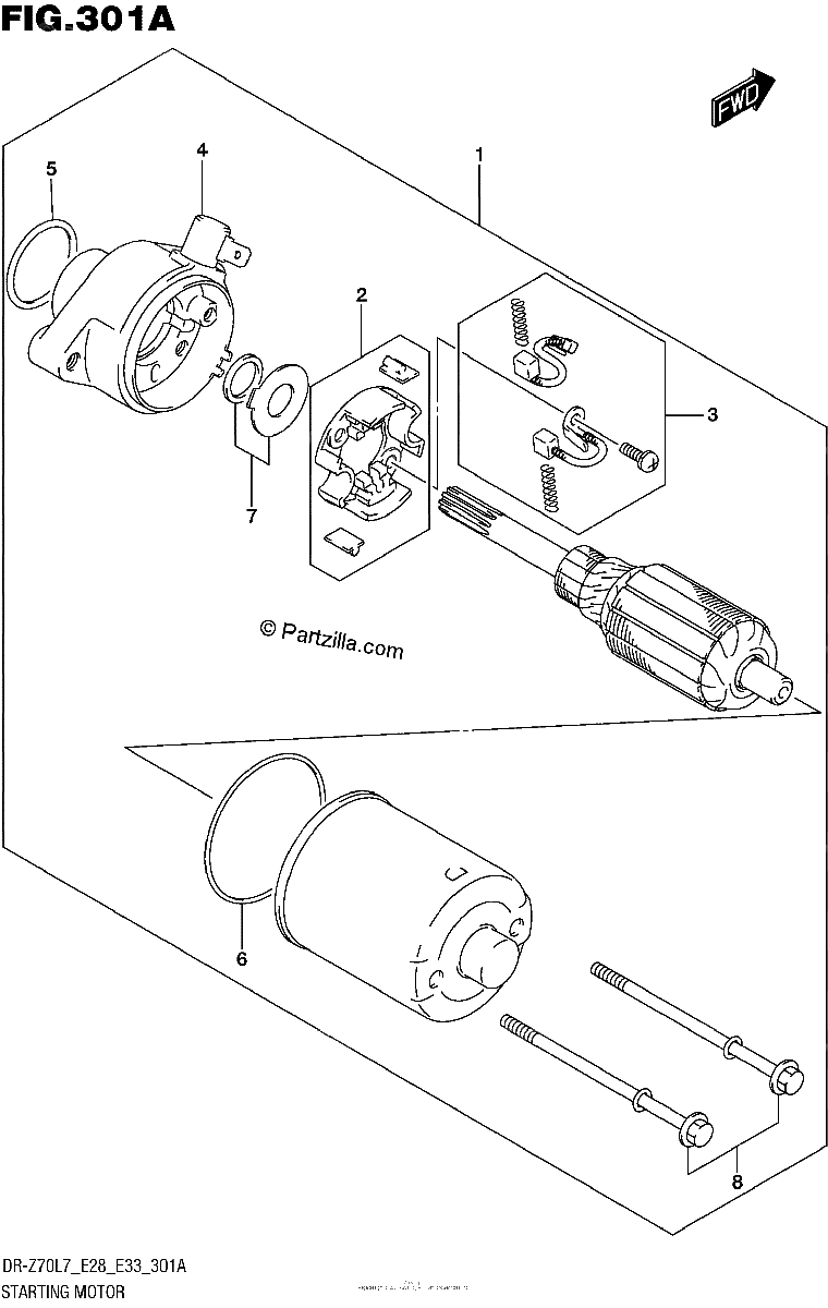 Diagrama de STARTING MOTOR