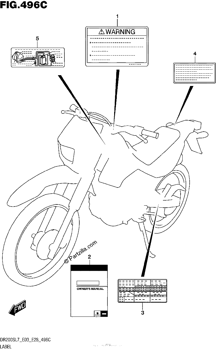 Diagrama de LABEL DR200SL7 E33