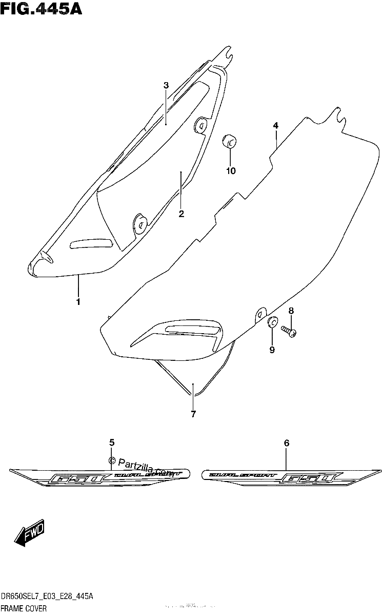 Diagrama de FRAME COVER