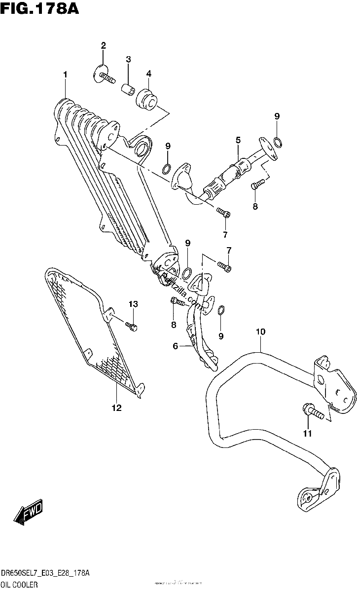 Diagrama de OIL COOLER