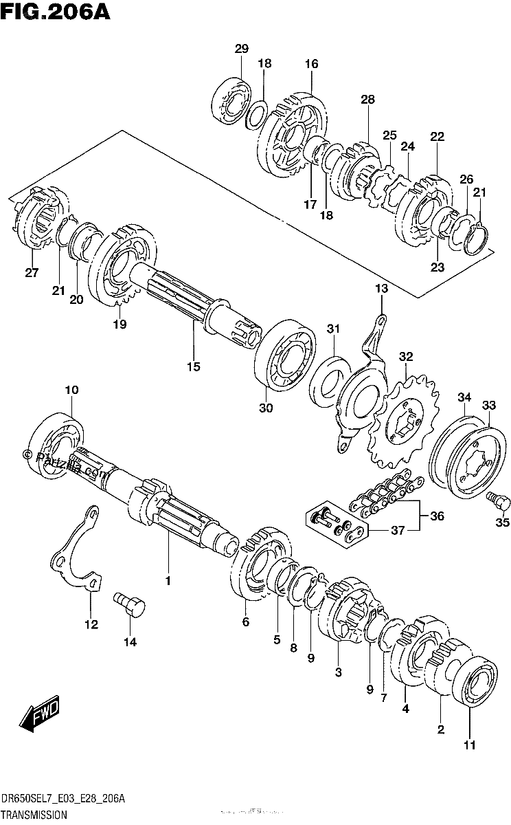 Diagrama de TRANSMISSION