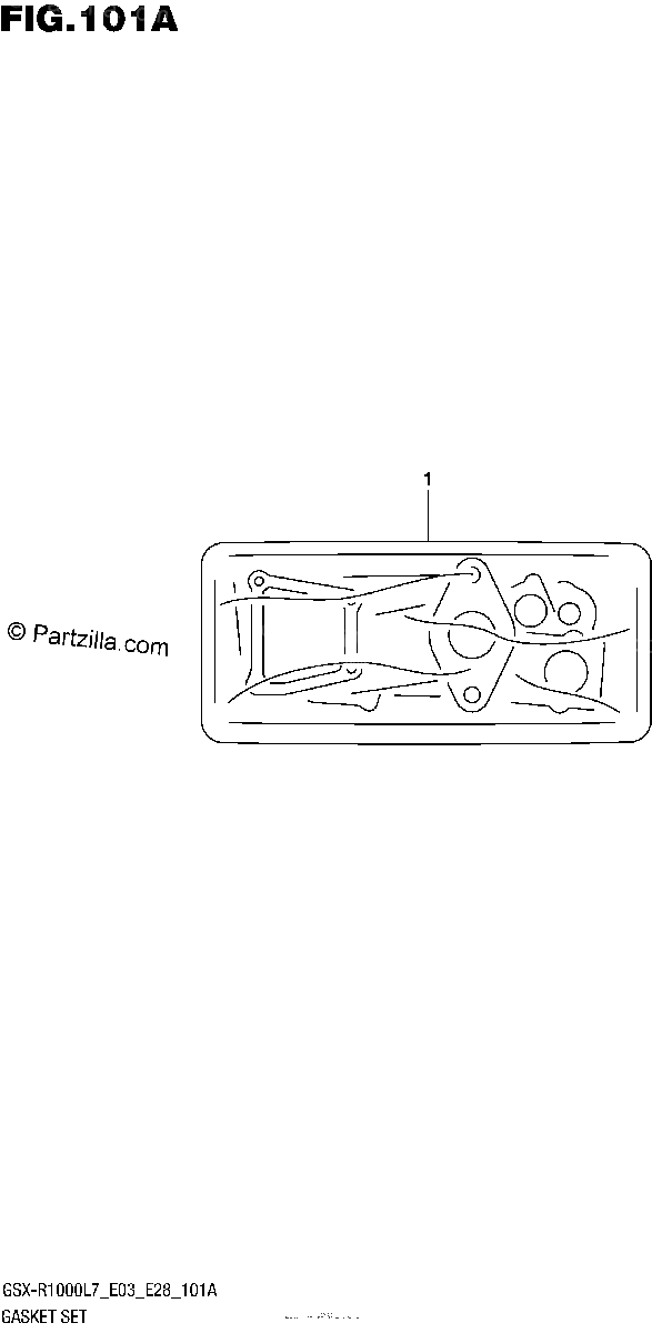 Diagrama de GASKET SET
