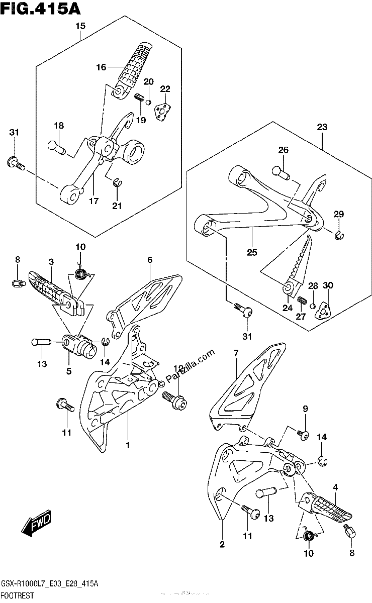 Diagrama de FOOTREST