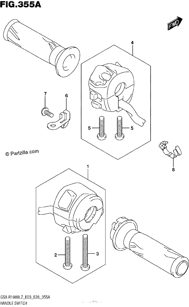 Diagrama de HANDLE SWITCH