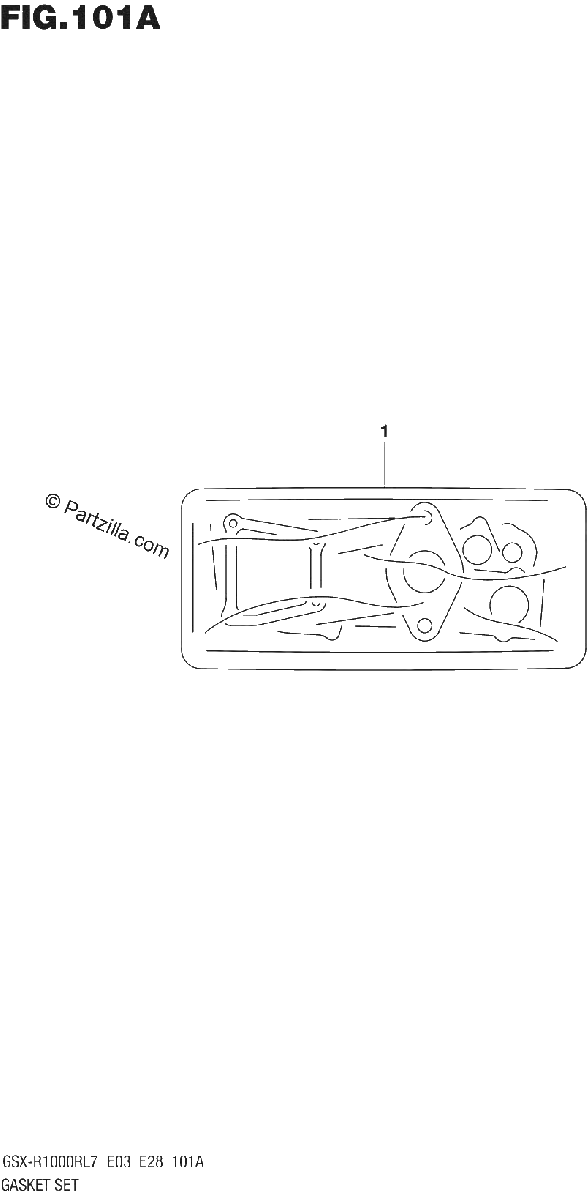 Diagrama de GASKET SET